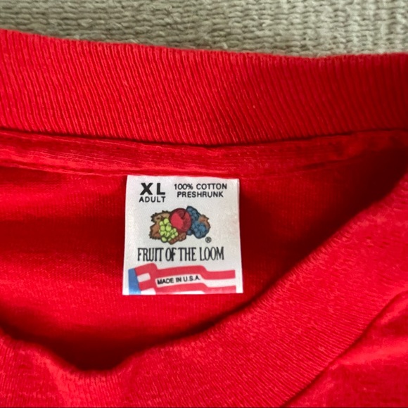 Vintage University Arizona Wildcats Football Single Stitch T Shirt Tee XL Red - Picture 5 of 9